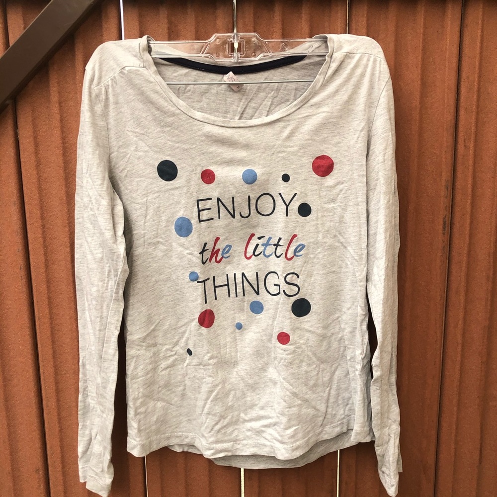 “Enjoy the little things” Full Sleeve T-shirt